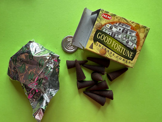 Hem Incense Cones Good Fortune Awesomely fragrant! Two boxes total 20 cones
