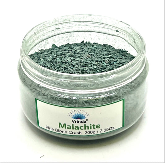 Fine Sand Chips Malachite 200 gm