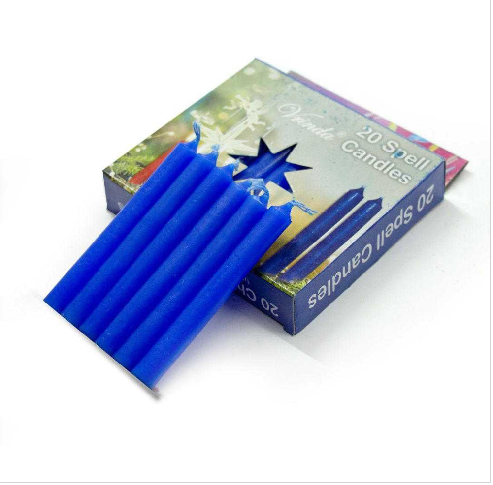 CHIME Set of 20 piece BLUE 4” ritual candles
