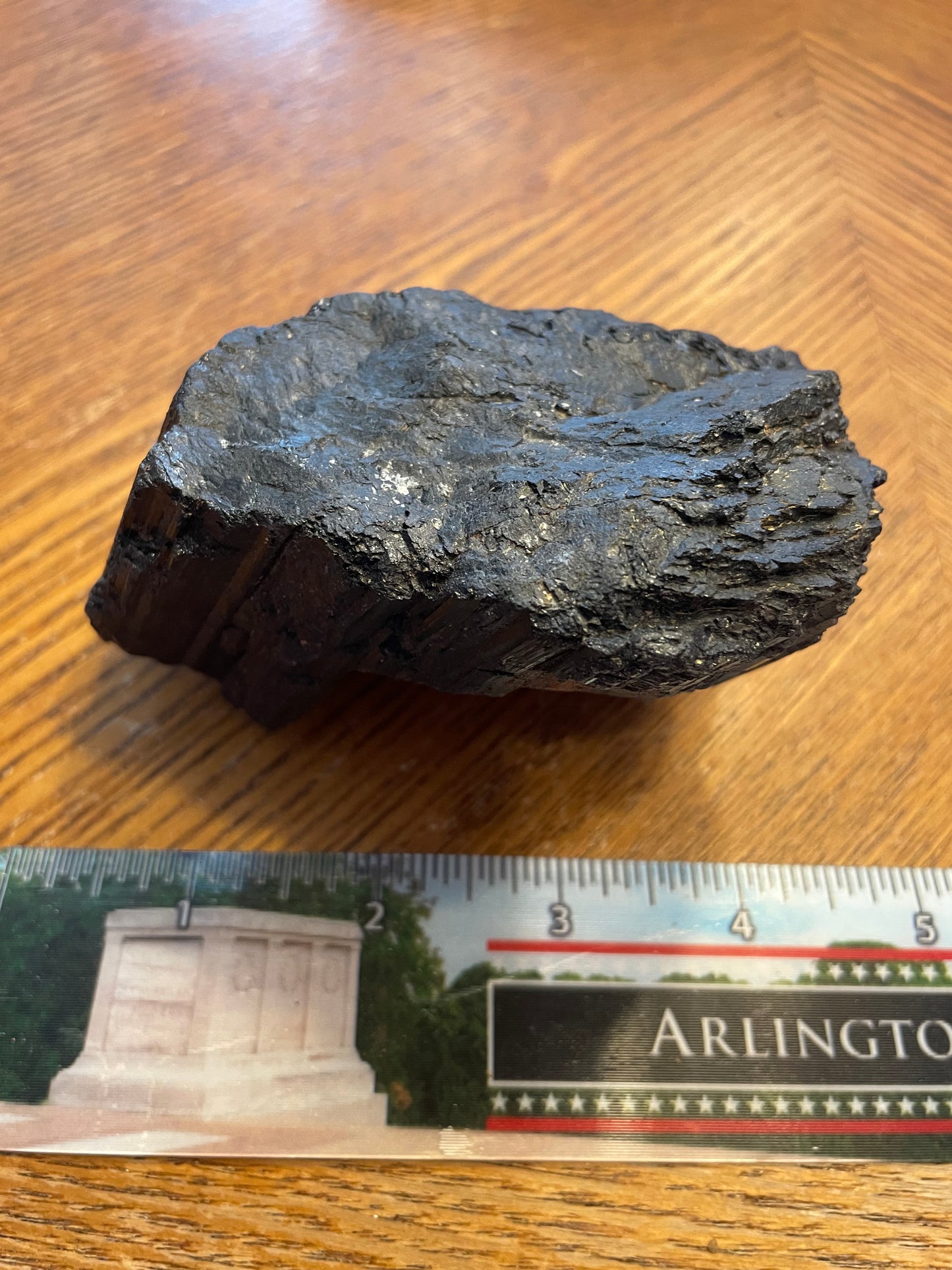 Black Tourmaline raw piece 1 pound 7 oz