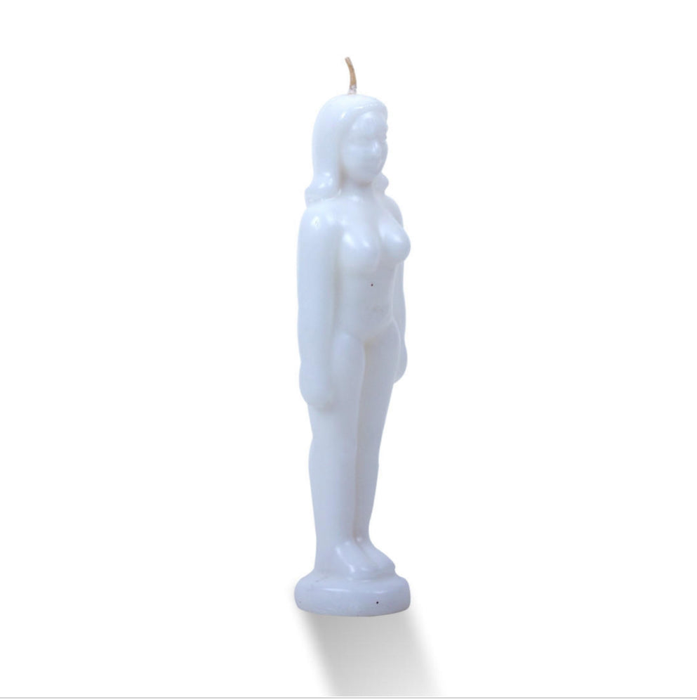 Ritual Candle - White Woman - approximately 7”