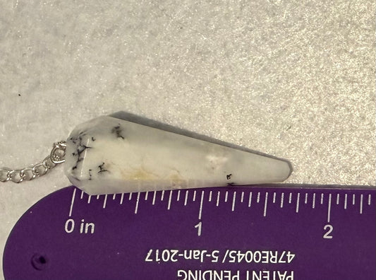 Rainbow moonstone Pendulum for meditation, dowsing, Reiki etc