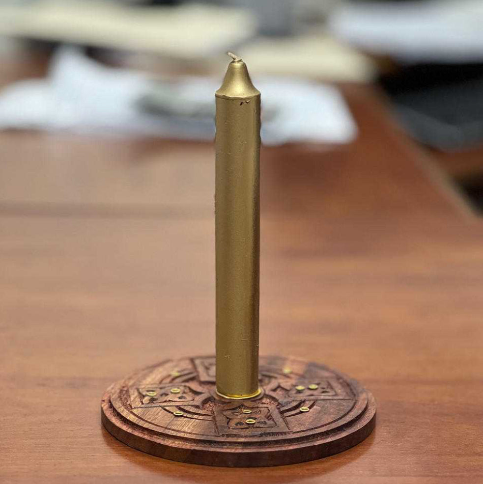 CHIME Set of 36 piece Silver 6” ritual candles