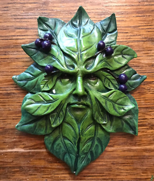Blueberry Green man figure for your lawn decor fairy garden green man garden decoration