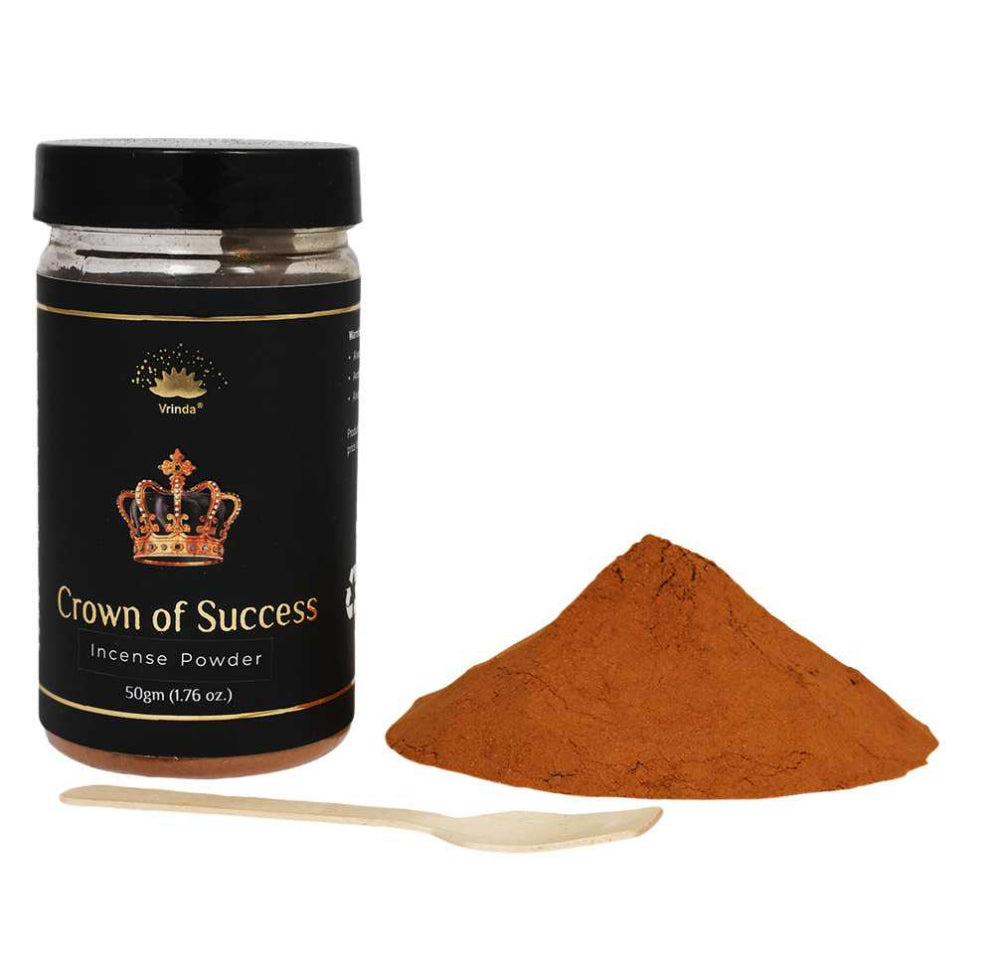 Incense CROWN of SUCCESS powder incense attract achievement, enhance opportunities, manifest, prosperity