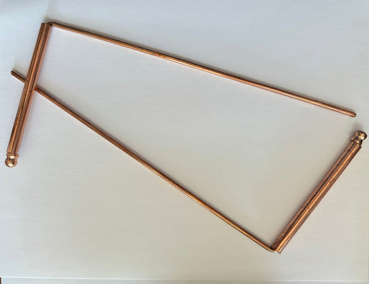 (Set Of 2) 9 1/4" X 4 1/2" Copper Dowsing Rods