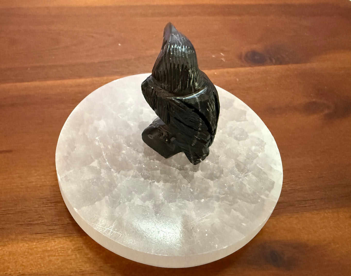 Black Onyx Spirit Animal RAVEN boosting mindfulness and intelligence