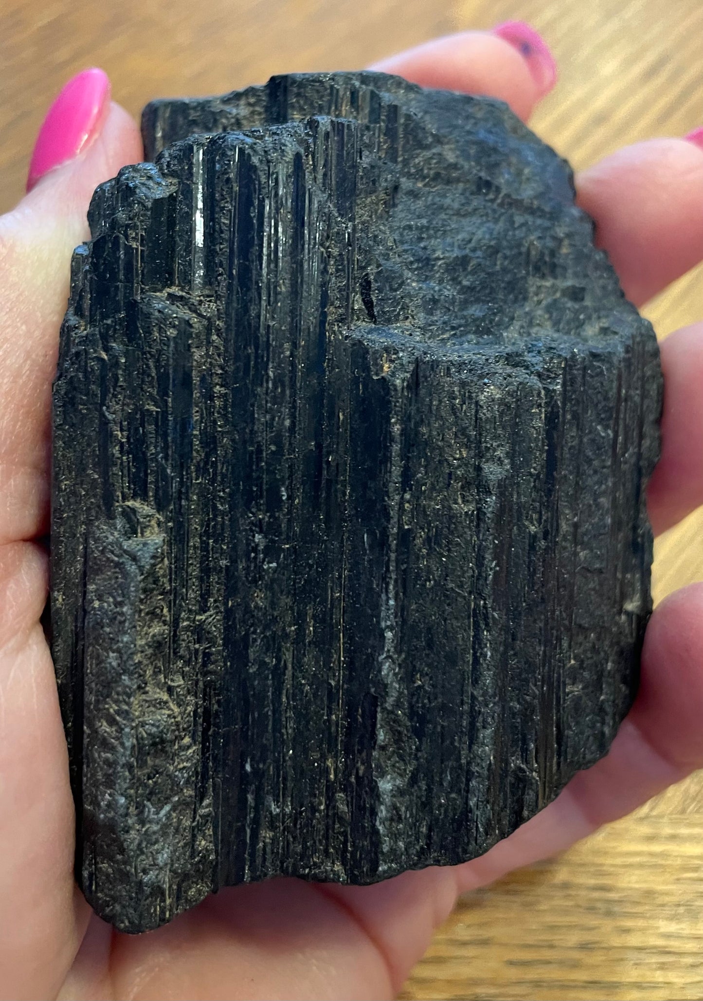 Black Tourmaline raw piece 10.2 oz