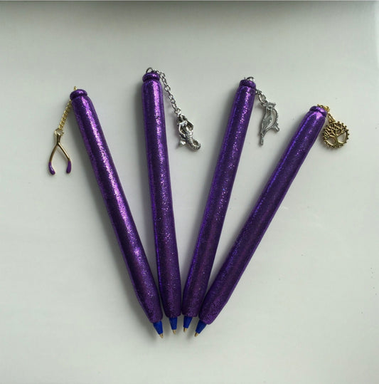 Bright Purple, Glitter pens for ritual work, journaling, self-inventory... you chose!