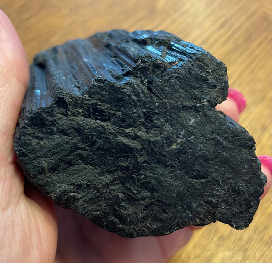 Black Tourmaline raw piece 10.2 oz