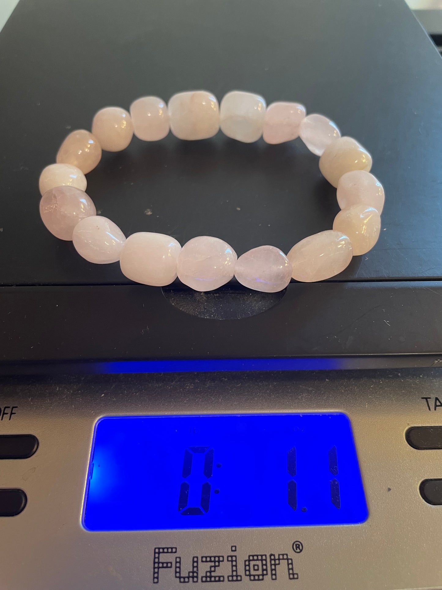 Beautiful Pink rose, quartz, chunky bracelets for love, perfect gift for mom, friends, daughters and pink lovers! One size fits all.