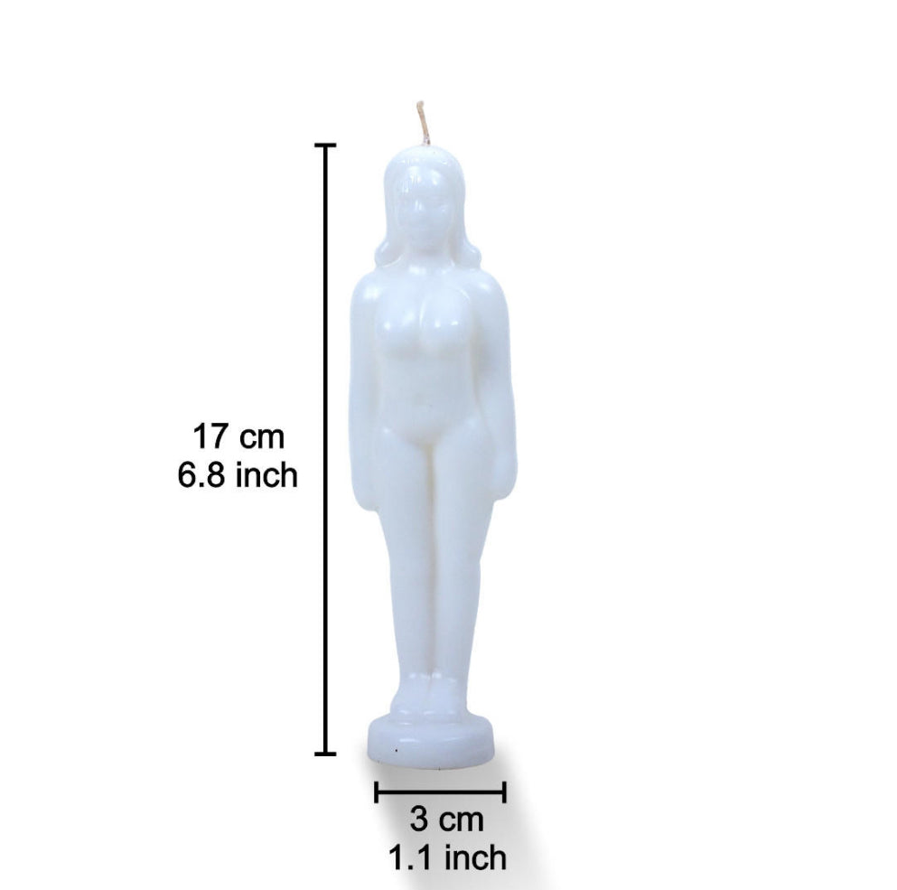 Ritual Candle - White Man - approximately 7”