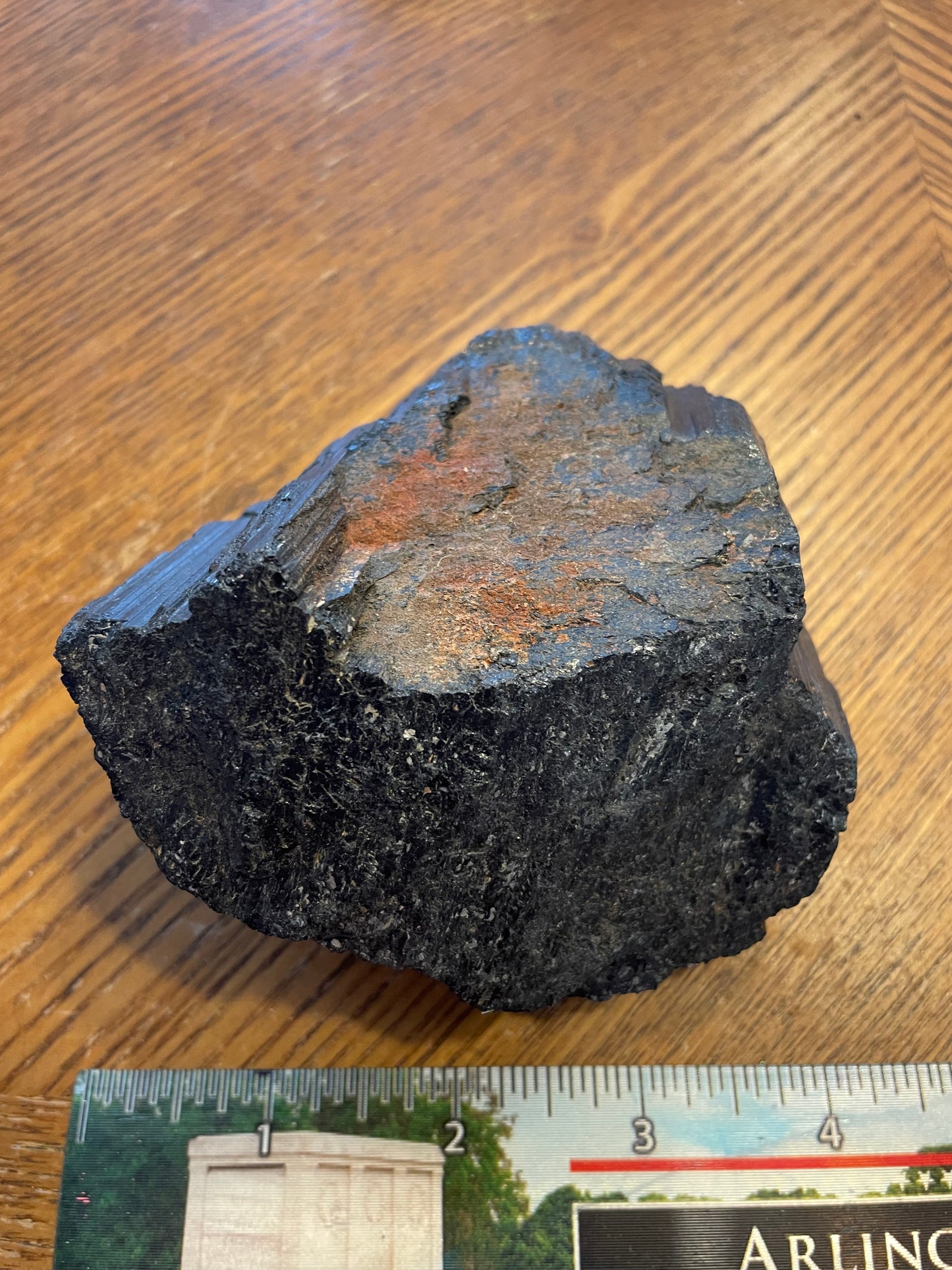 Black Tourmaline raw piece 1 pound 7 oz