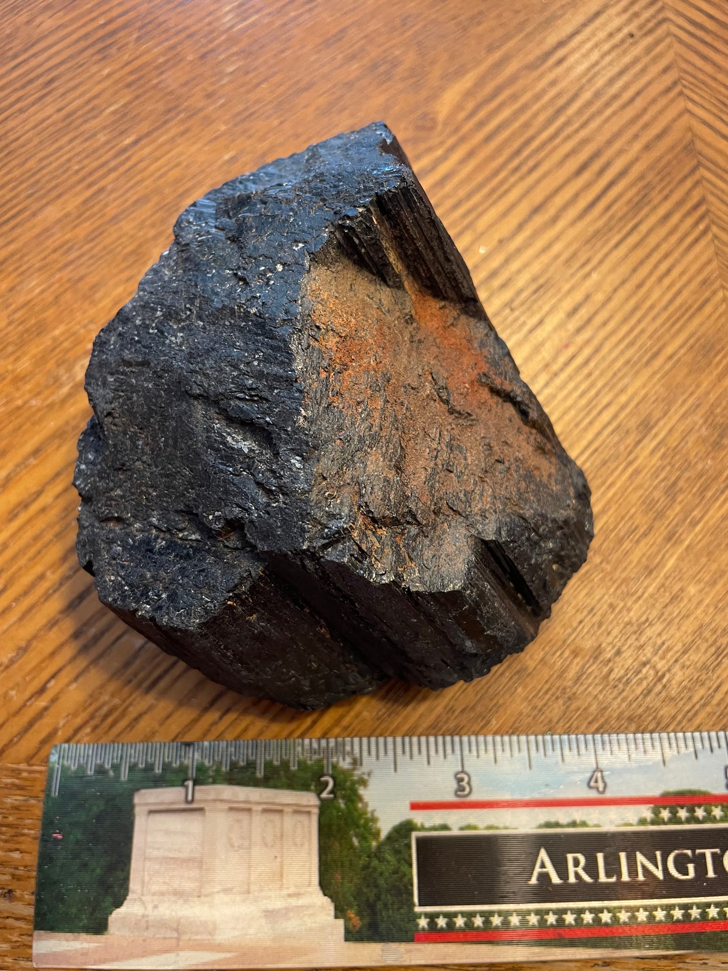 Black Tourmaline raw piece 1 pound 7 oz