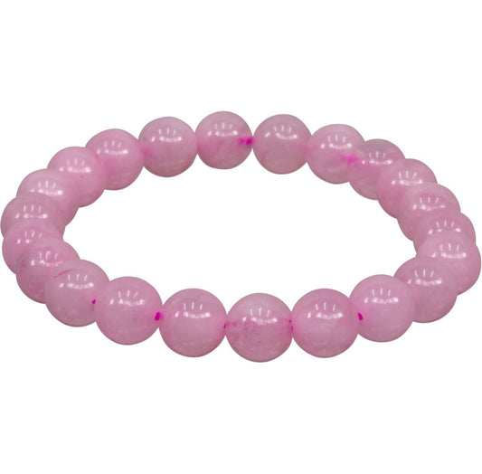 Beautiful Pink rose quartz bracelets for love, perfect gift for mom, friends, daughters and pink lovers! One size fits all.