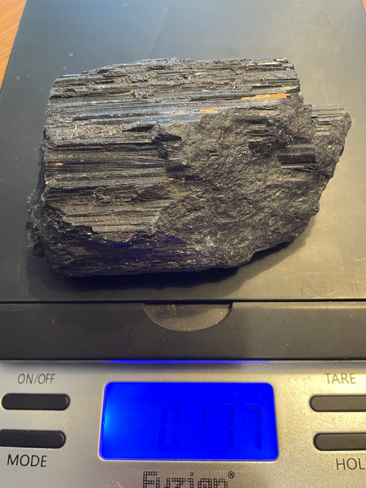 Black Tourmaline raw piece 13.7 oz