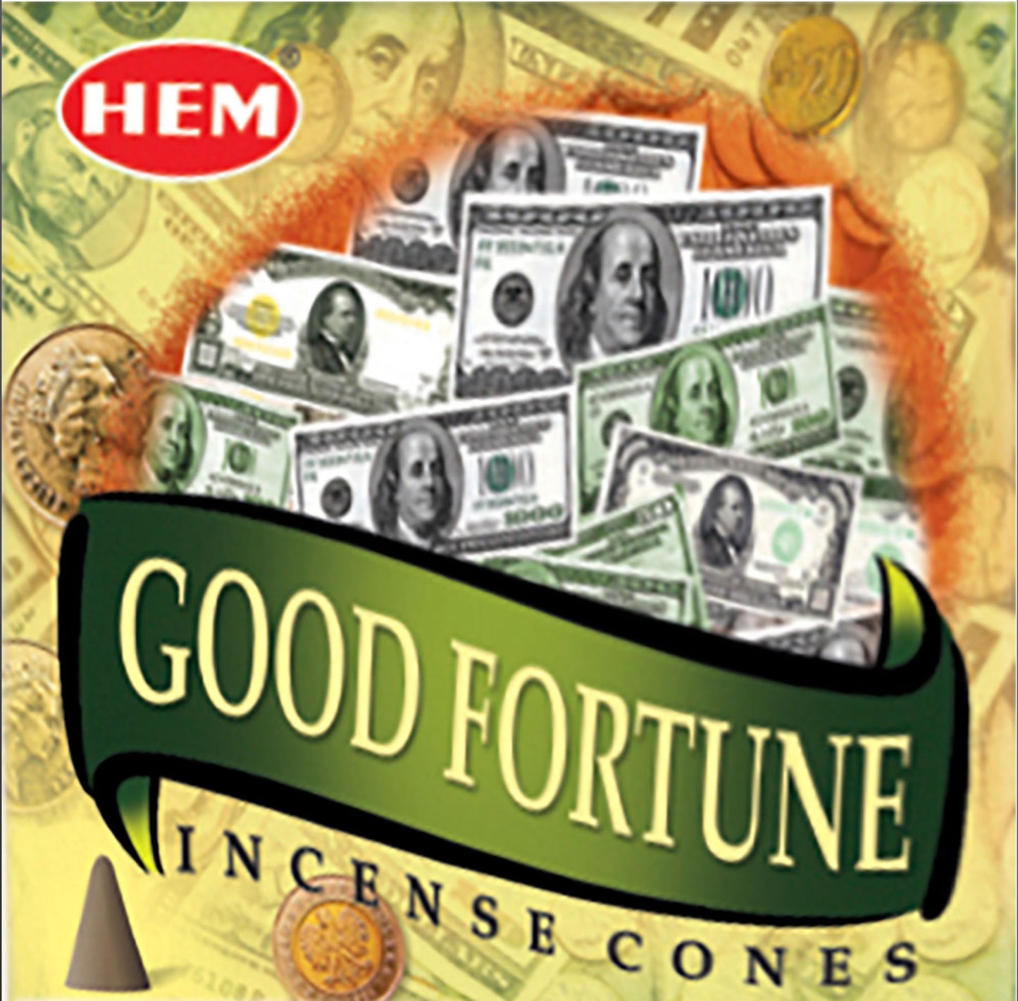 Hem Incense Cones Good Fortune Awesomely fragrant! Two boxes total 20 cones