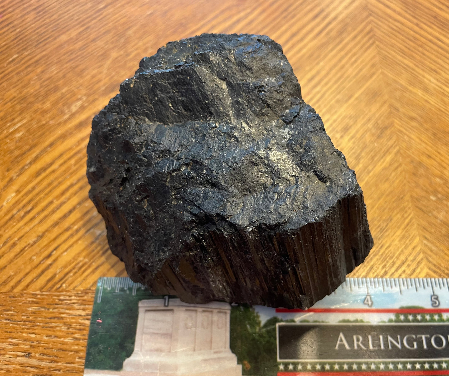 Black Tourmaline raw piece 1 pound 7 oz