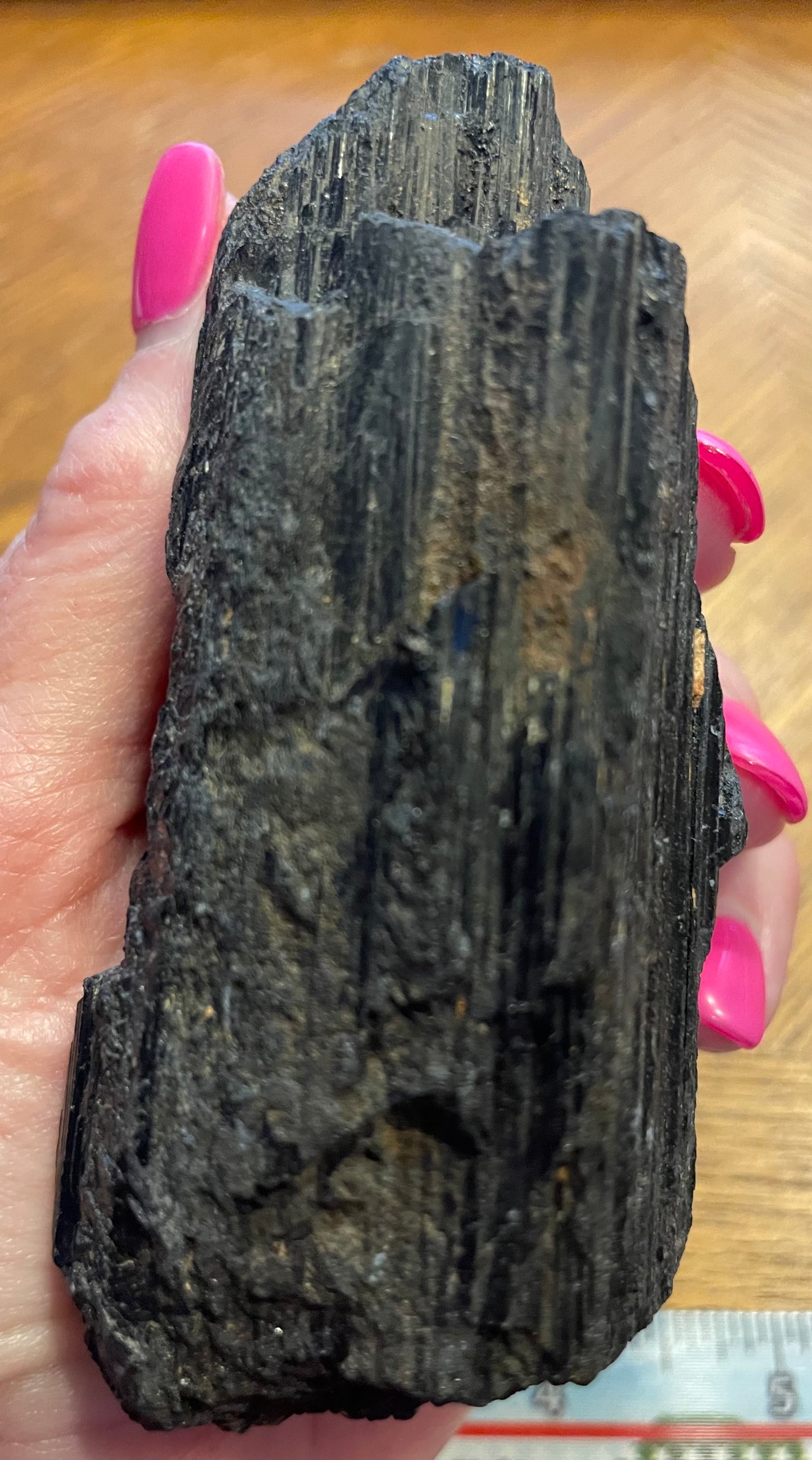 Black Tourmaline raw piece 13.7 oz