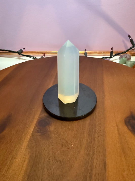 Opalite Polished Point approximately 3 1/8” & 2.7 ounces
