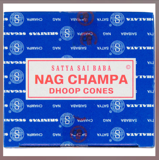 Satya Nag Champa Incense Cones 2 Boxes