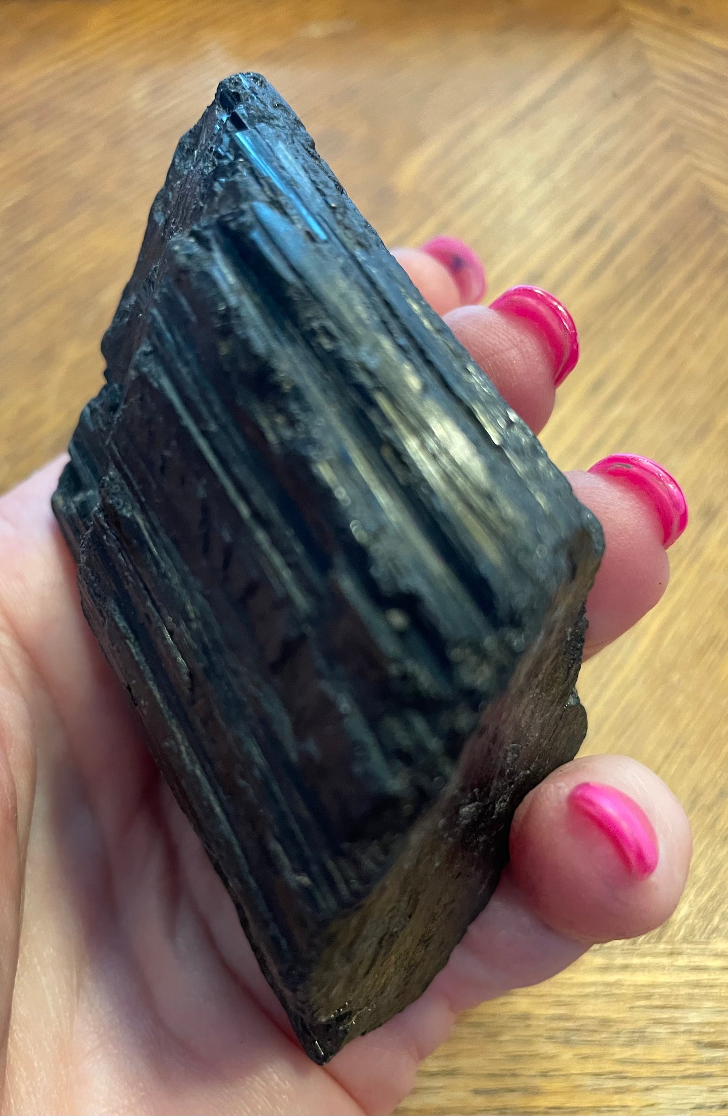 Black Tourmaline raw piece 10.2 oz