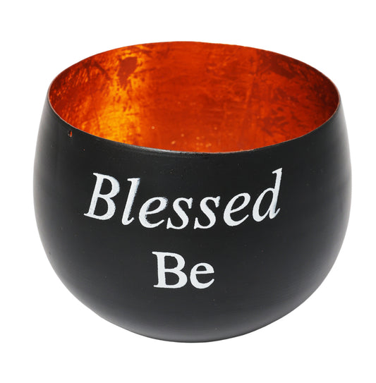 Blessed Be votive or yea light candle holder