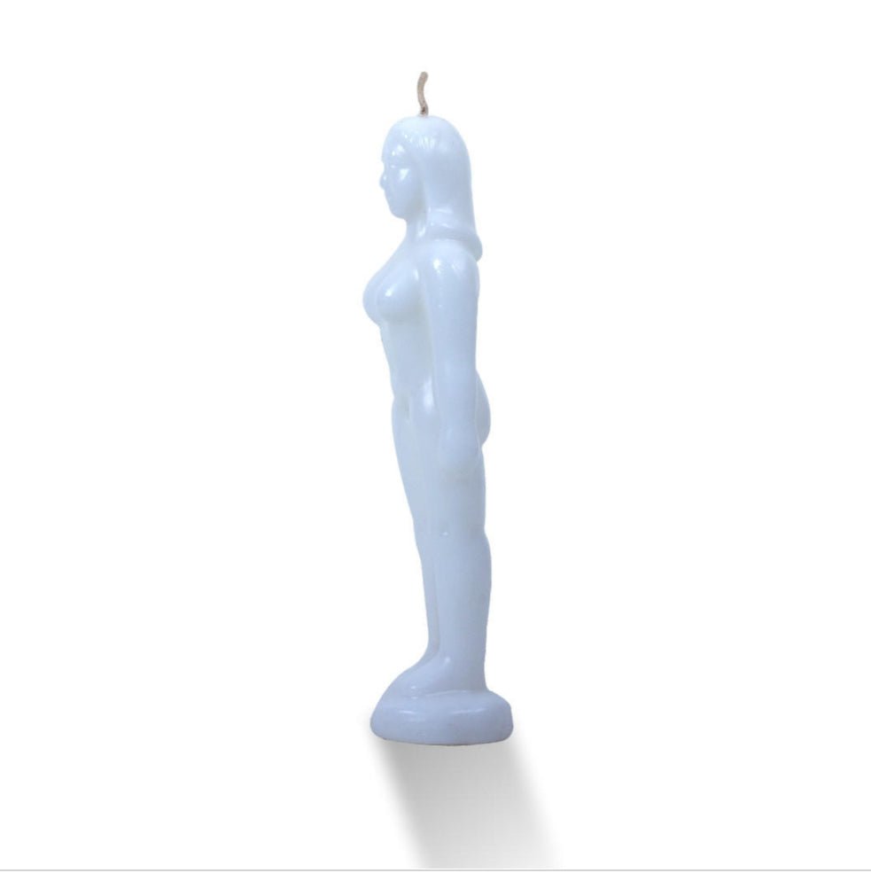 Ritual Candle - White Woman - approximately 7”