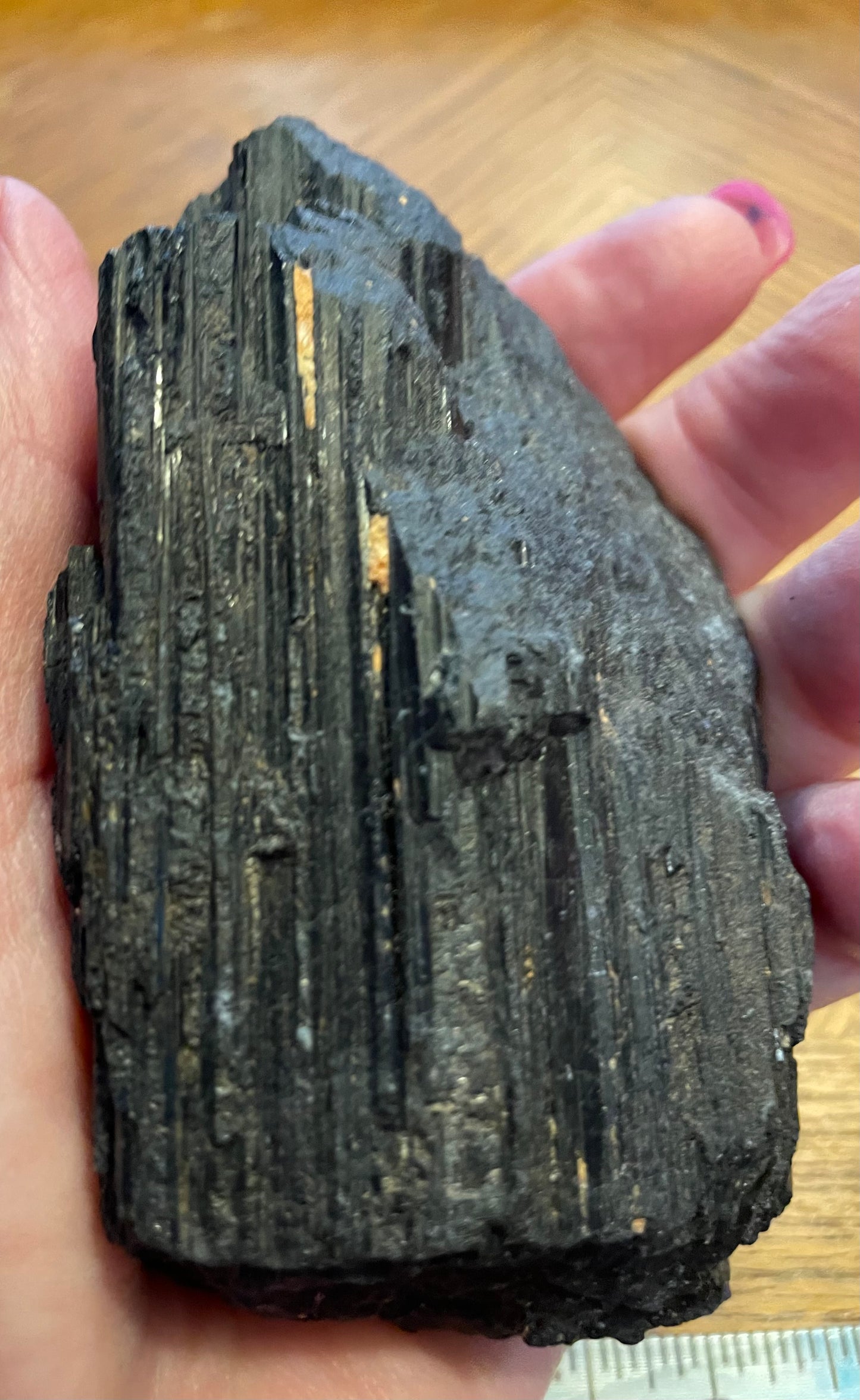 Black Tourmaline raw piece 13.7 oz