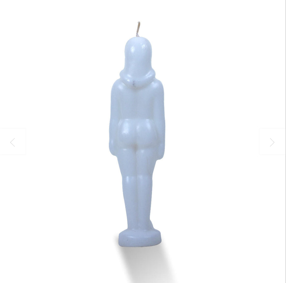 Ritual Candle - White Woman - approximately 7”