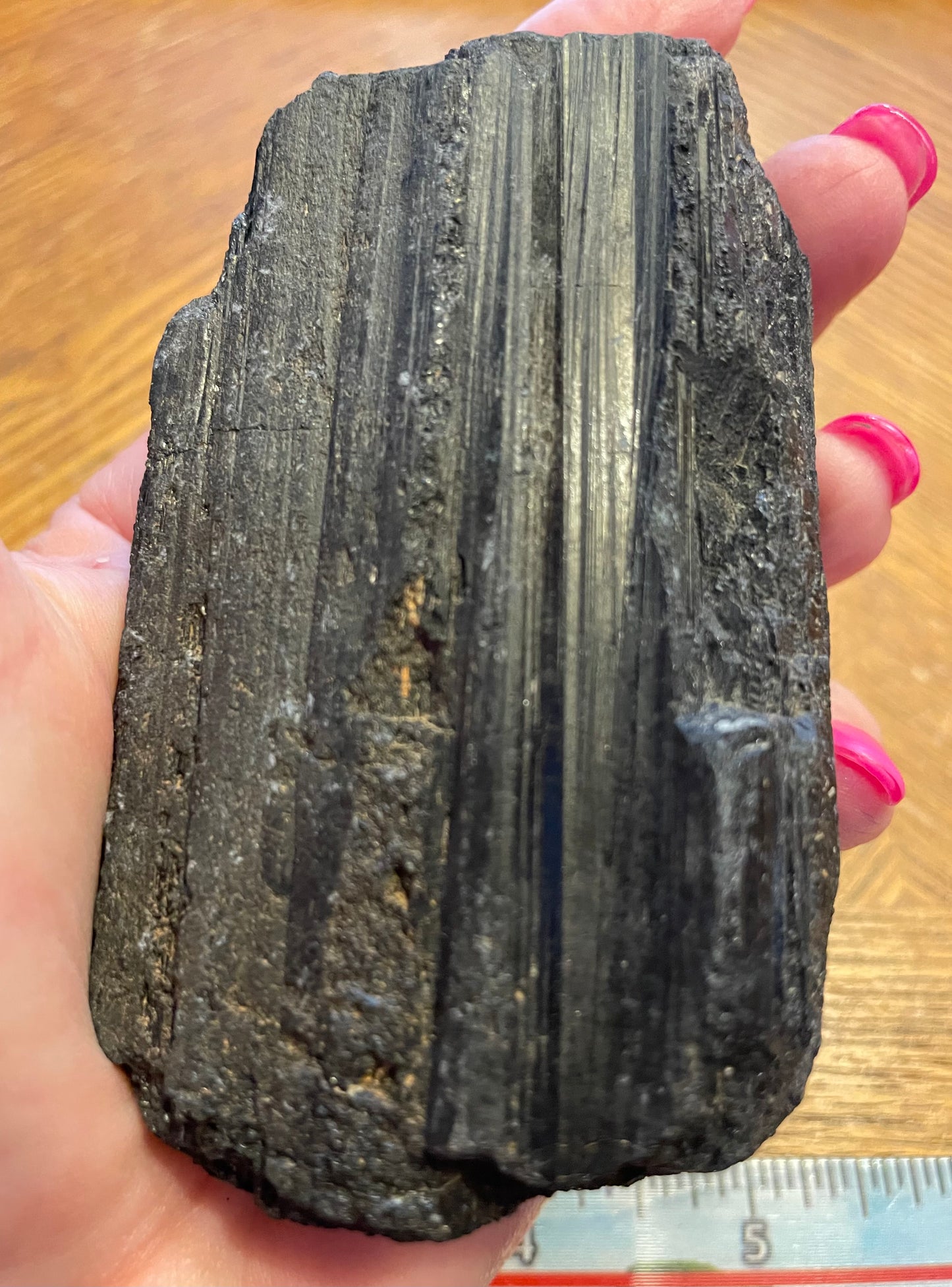 Black Tourmaline raw piece 13.7 oz