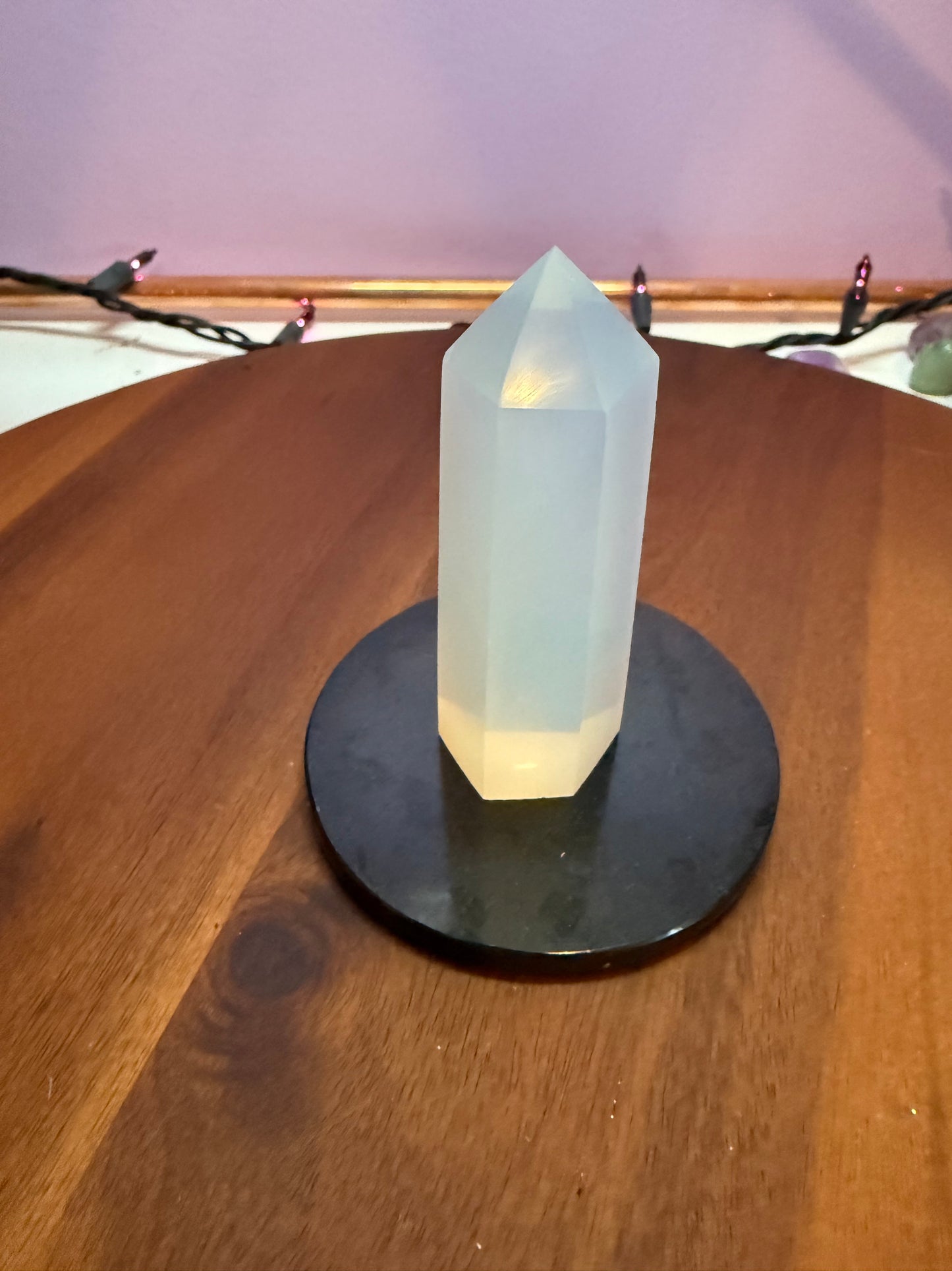 Opalite Polished Point approximately 3 1/8” & 2.7 ounces