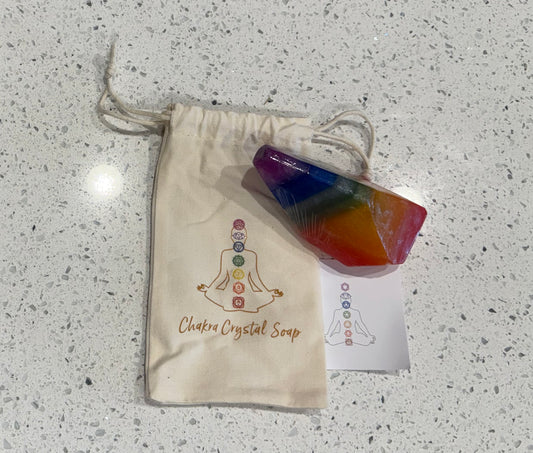 Crystal Infused Soap - Chakra - Damask Rose