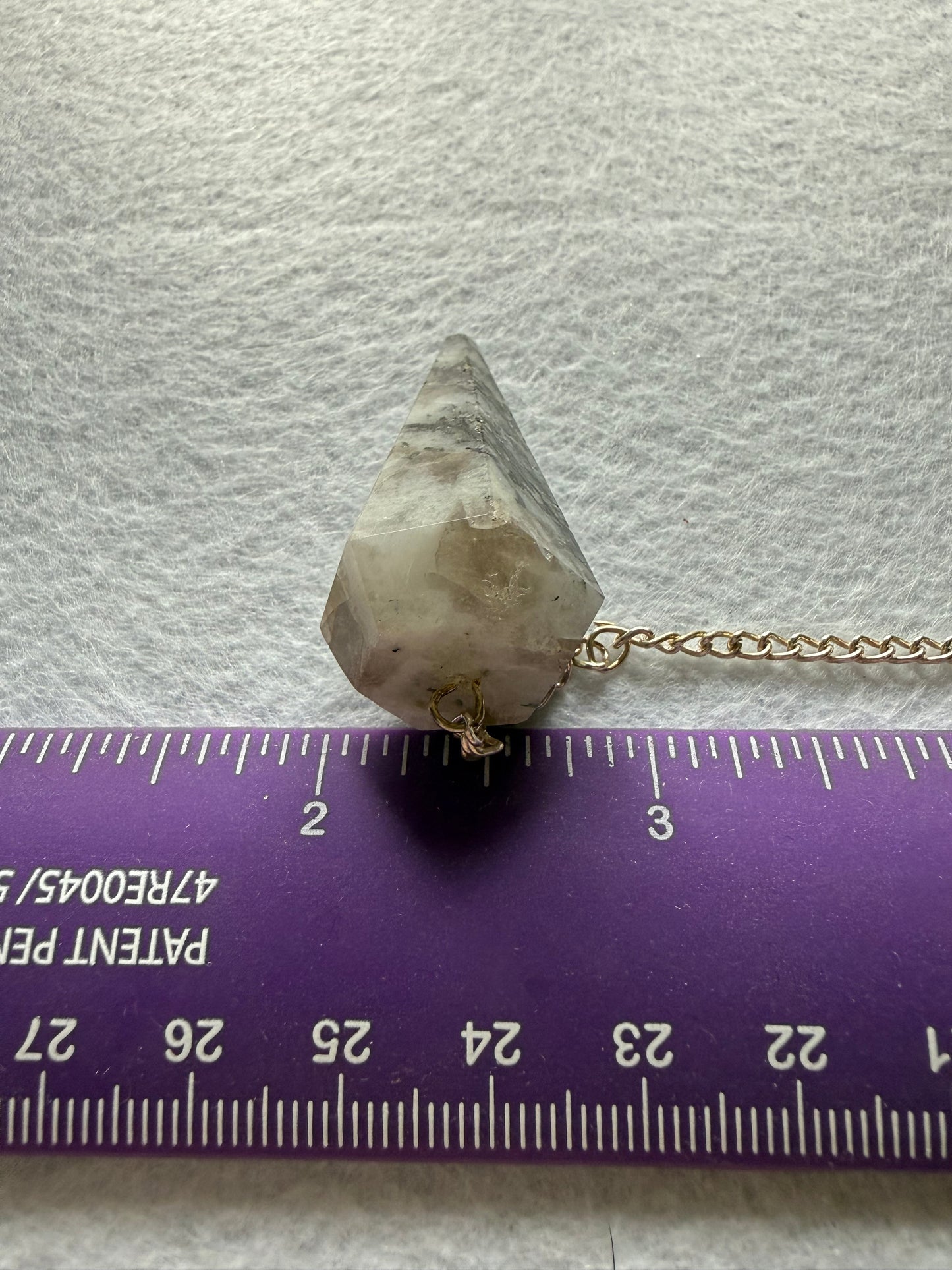 WOW! Rainbow moonstone Pendulum for meditation, dowsing, Reiki etc