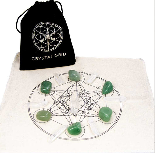 Metatrons Grid crystal set