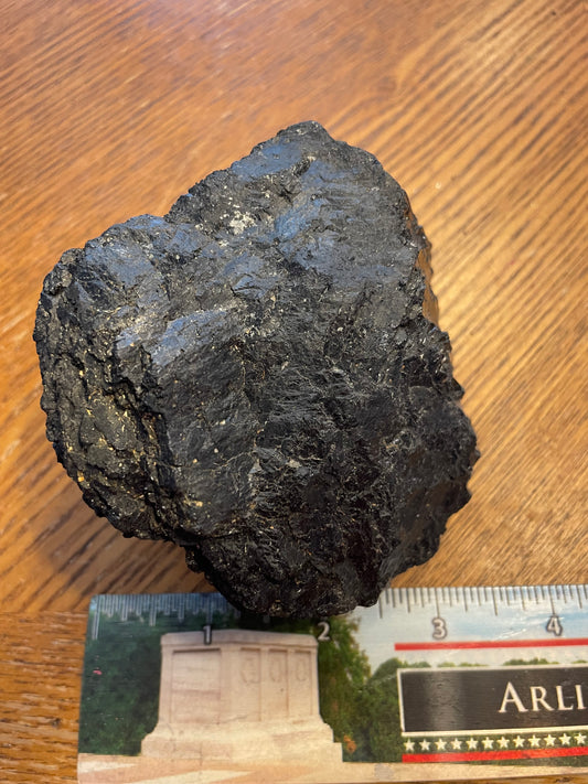 Black Tourmaline raw piece 1 pound 7 oz