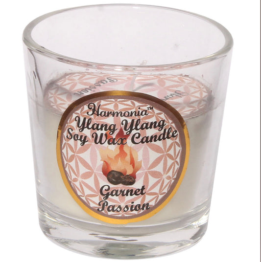 Harmonia Soy Gem Votive Candle - Passion Garnet