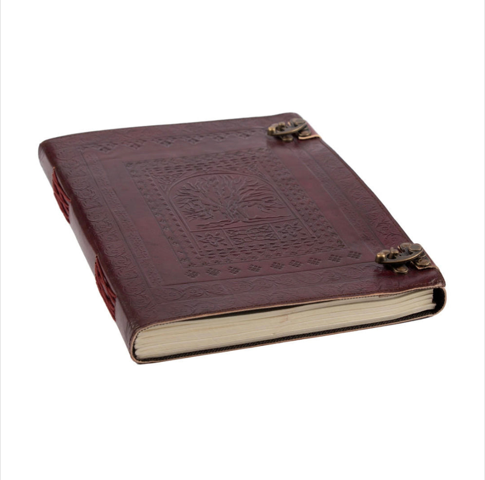 Leather Tree of Life Journal 13” x 10”