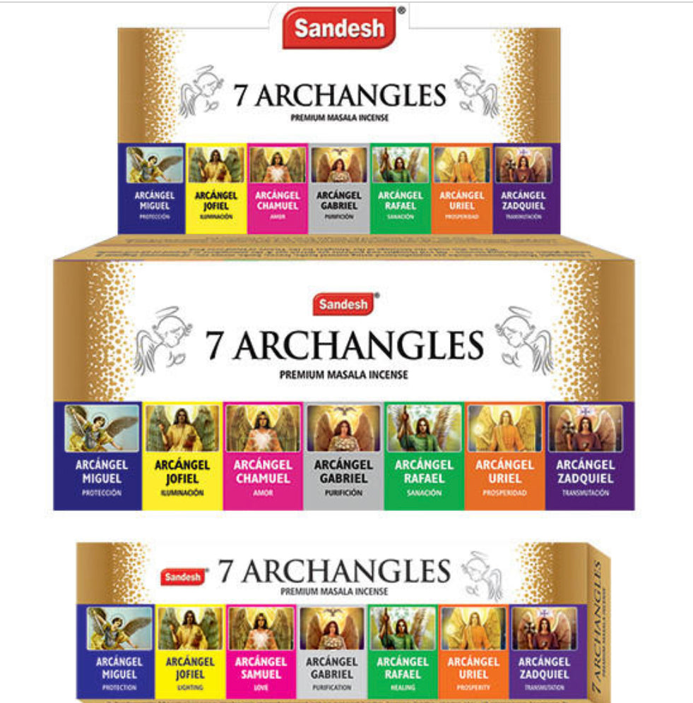 Sandesh 7 Archangles Flora Incense 28 sticks awesome fragrance