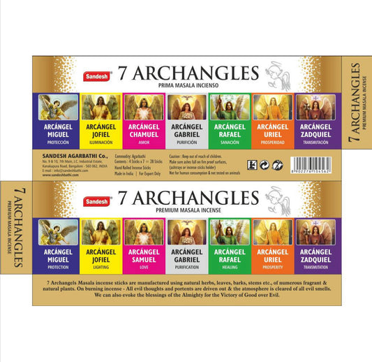Sandesh 7 Archangles Flora Incense 28 sticks awesome fragrance