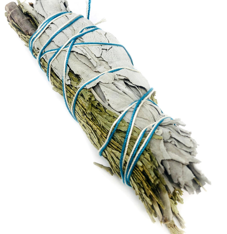 White Sage with Juniper 4"