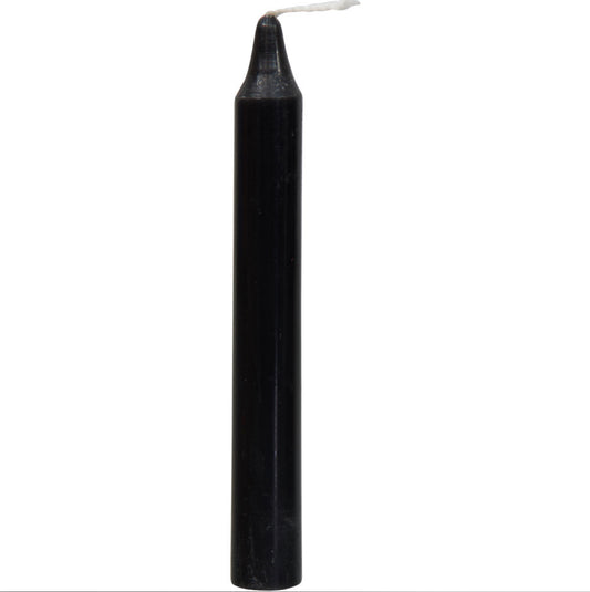 CHIME Set of 20 piece BLACK 4” ritual candles