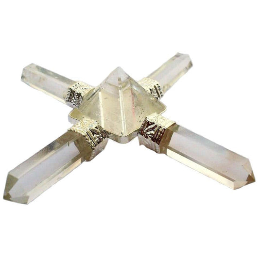 Pyramid Crystal Energy Generator Clear Quartz