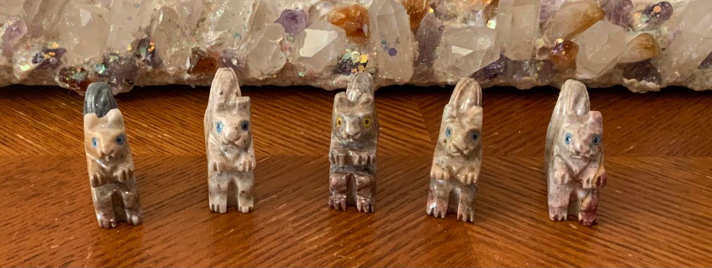 Crystal Spirit Animal Squirrel Dolomite