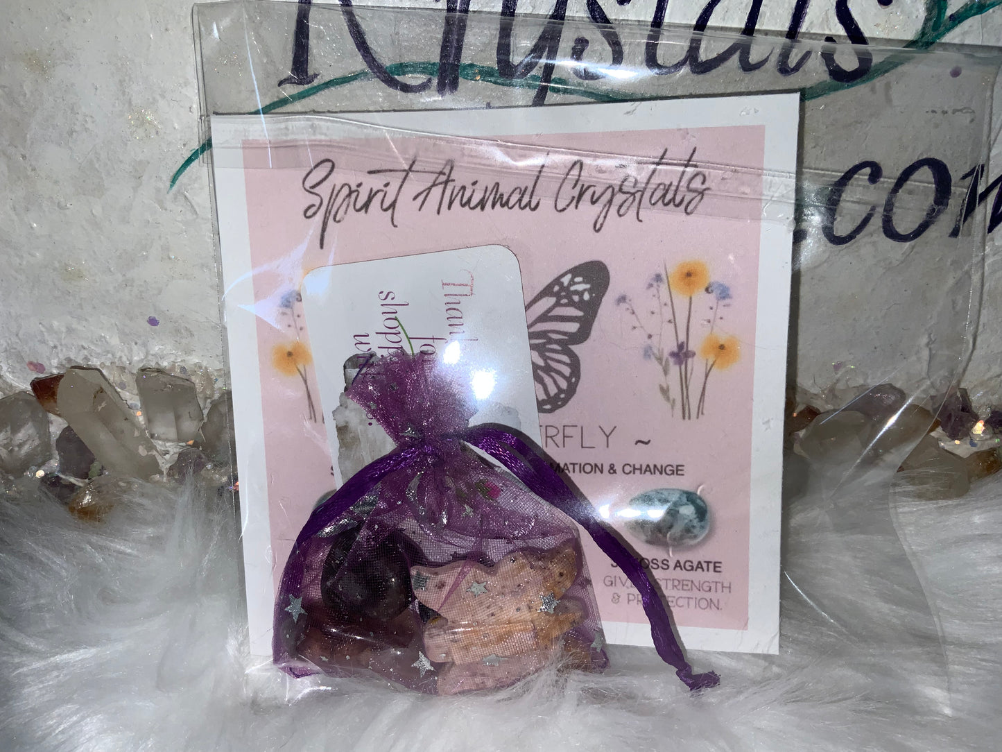 Spirit animal crystal gift set - The Butterfly