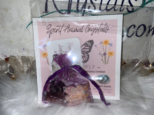 Spirit animal crystal gift set - The Butterfly
