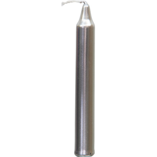 CHIME Set of 20 piece Silver (Metallic) 4” ritual candles