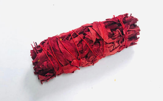 Dragon's Blood white sage smudge 4"