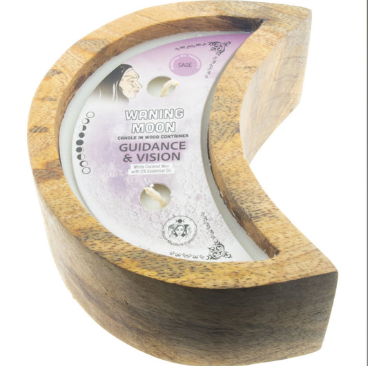Moon Maidens Candle Collection - Waning Moon - Sage