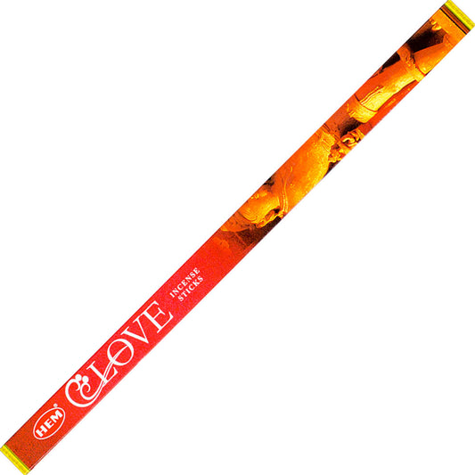 Hem Square TWO Packs of eight sticks Incense  - Love